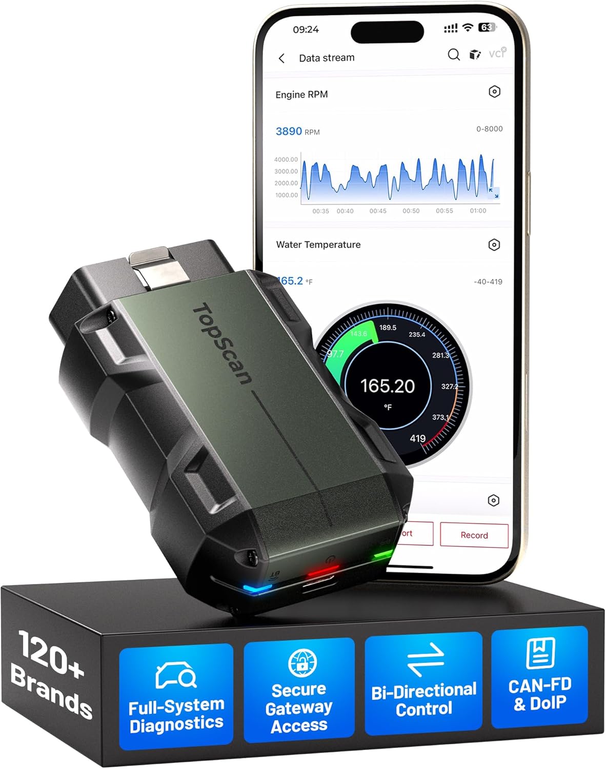 TOPDON TopScan Master Scanner bidirezionale Bluetooth