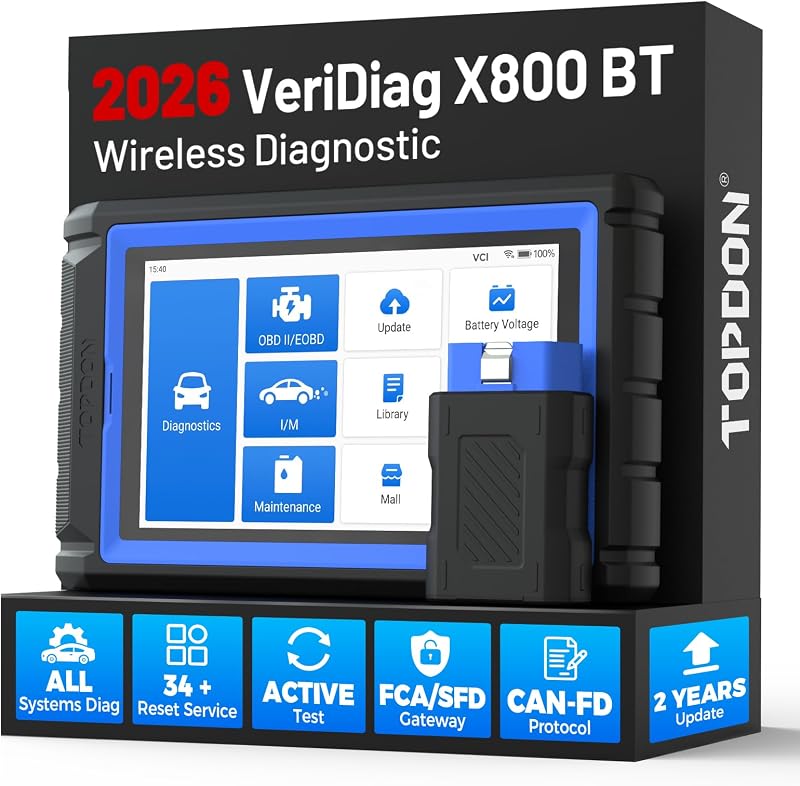 Scanner OBD2 bidirezionale TOPDON VeriDiag X800 BT