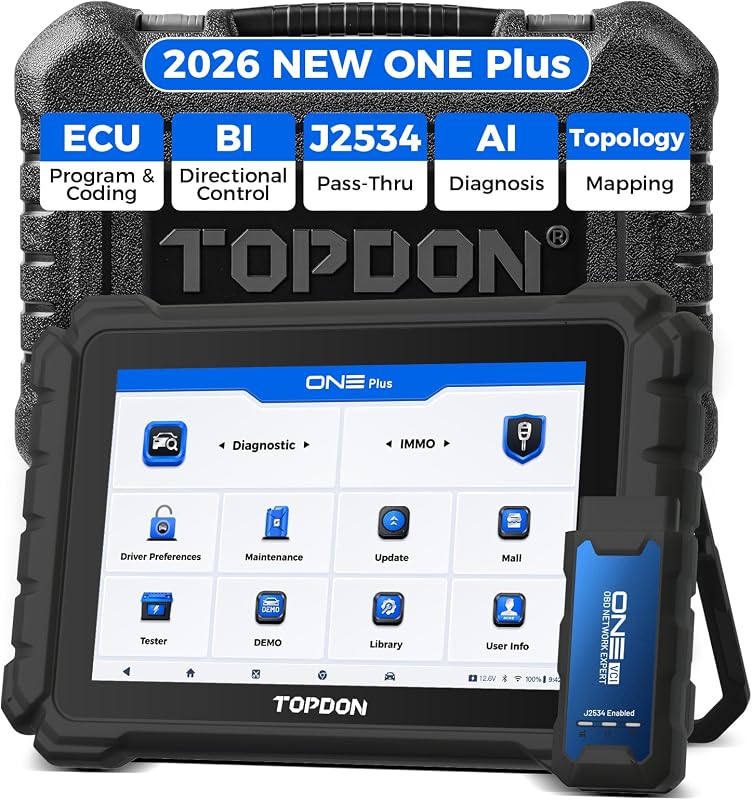 TOPDON Uno strumento di scansione bidirezionale con J2534