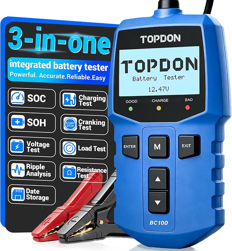 Analizzatore di batterie TOPDON BC100 12V